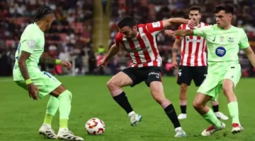 صافرة البداية.. توقيت مباراة برشلونة وأتلتيك بلباو في السوبر الإسباني 2025